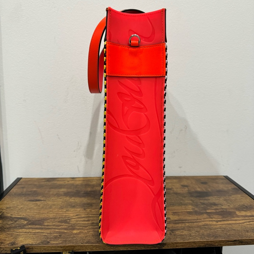 Christian Louboutin Ruistote Raphia Bistrot/Gomme/CL Strap - Picture 2 of 11
